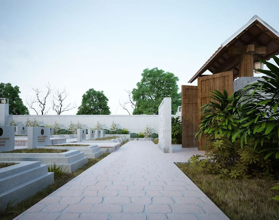 Thiết kế xây dựng nghĩa trang lăng mộ dòng họ gia đình Vinh Nghệ An